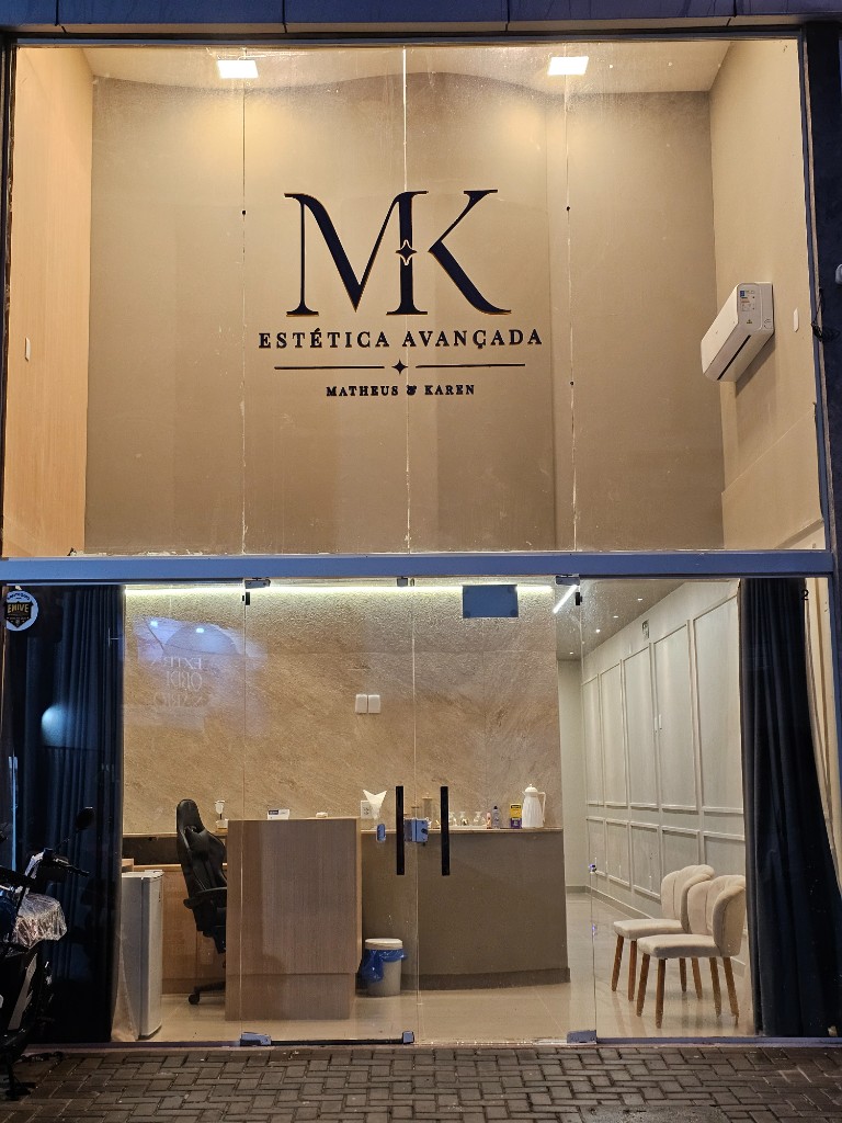 Fachada da MK Estética Avançada na Coroa do Meio